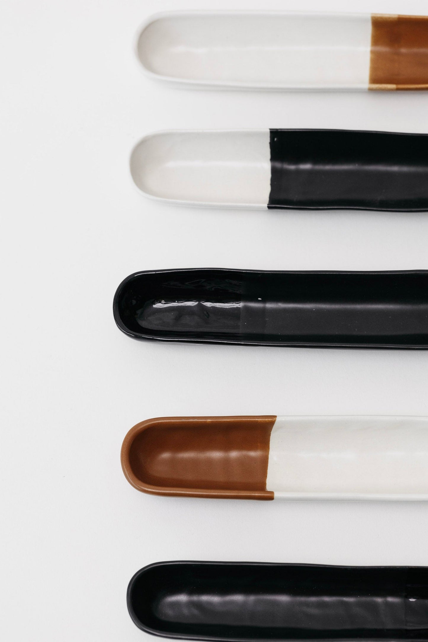 Waylon Olive Bowl - Brown/White - Set of 2