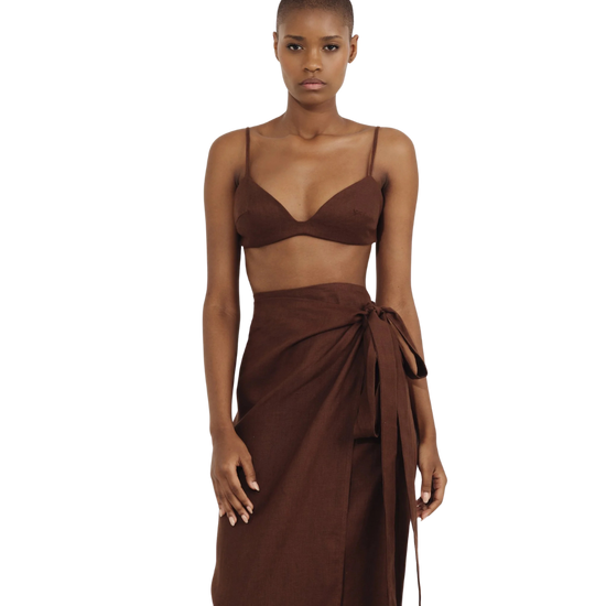 Isabella Skirt - Coffee