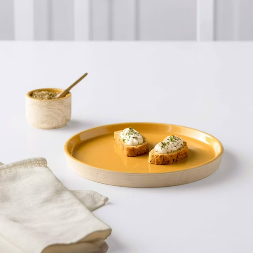Amber Love Ceramic Dinner Plate