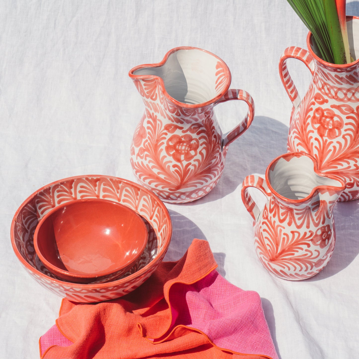 Medium Pitcher | Coral