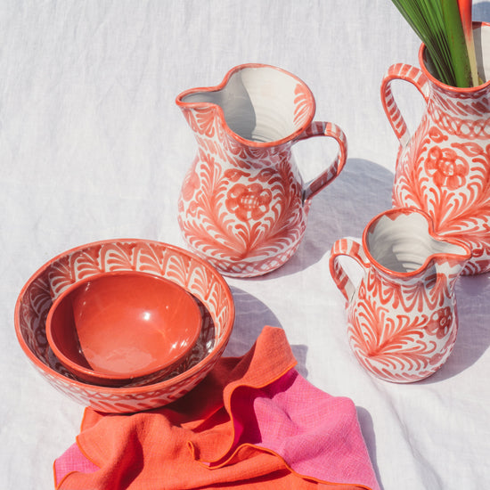 Medium Pitcher | Coral