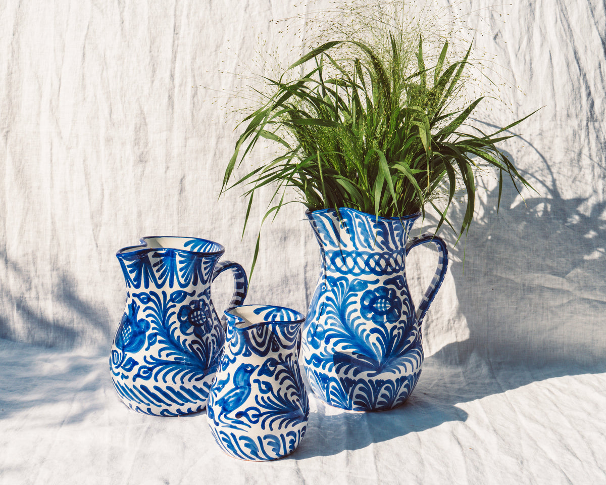 Small Pitcher | Traditional Blue – mrs.mandolin