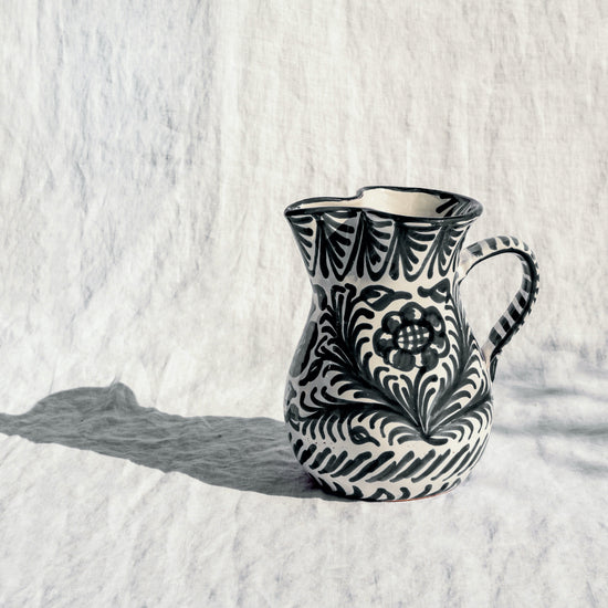Medium Pitcher | Black & White