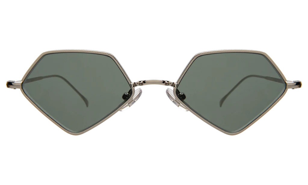 Beak Silver Olive Flat - Sunglasses