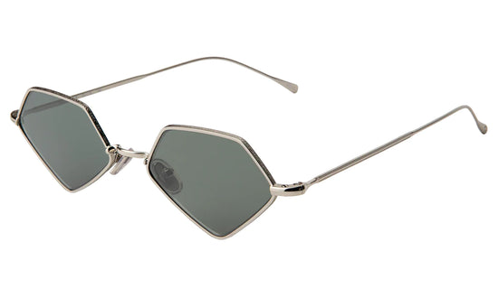 Beak Silver Olive Flat - Sunglasses