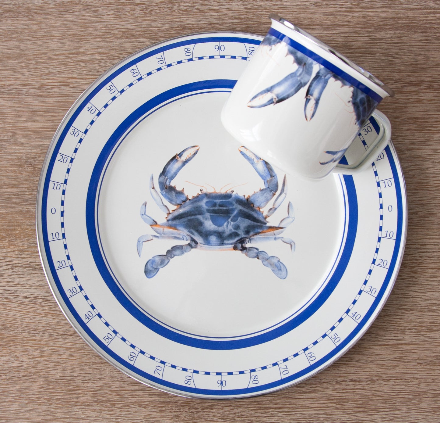 Blue Crab Chargers - Set of 2