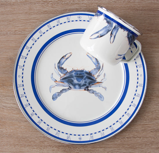 Blue Crab Chargers - Set of 2