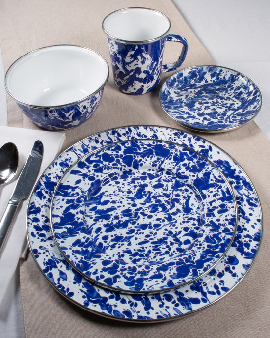 Cobalt Swirl Serving Bowl