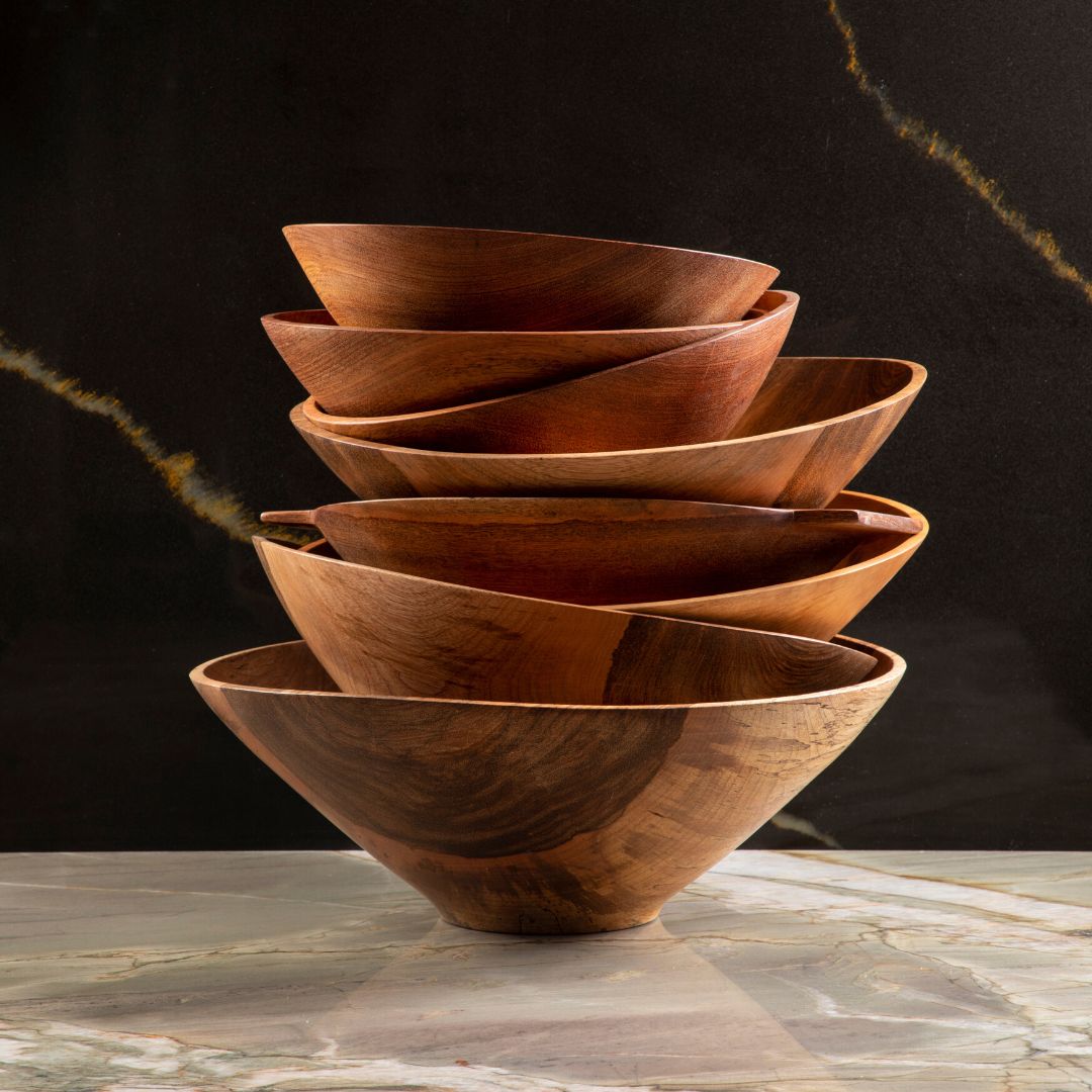 Azucar Cherry Wood Bowl, Small