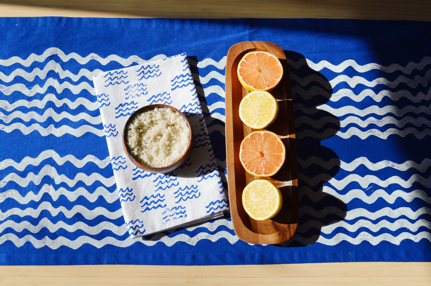 Big Waves Table Runner