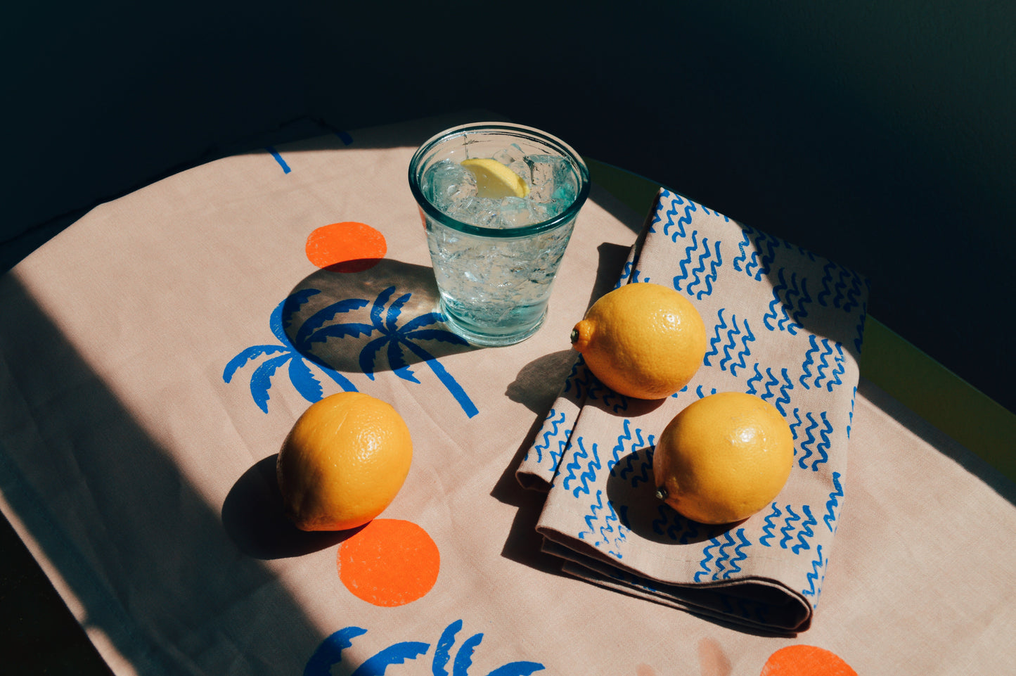 Blush Mini Waves Dinner Napkins