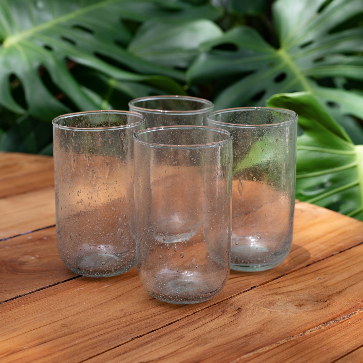 Seeded Glasses Set of 4 | Tall