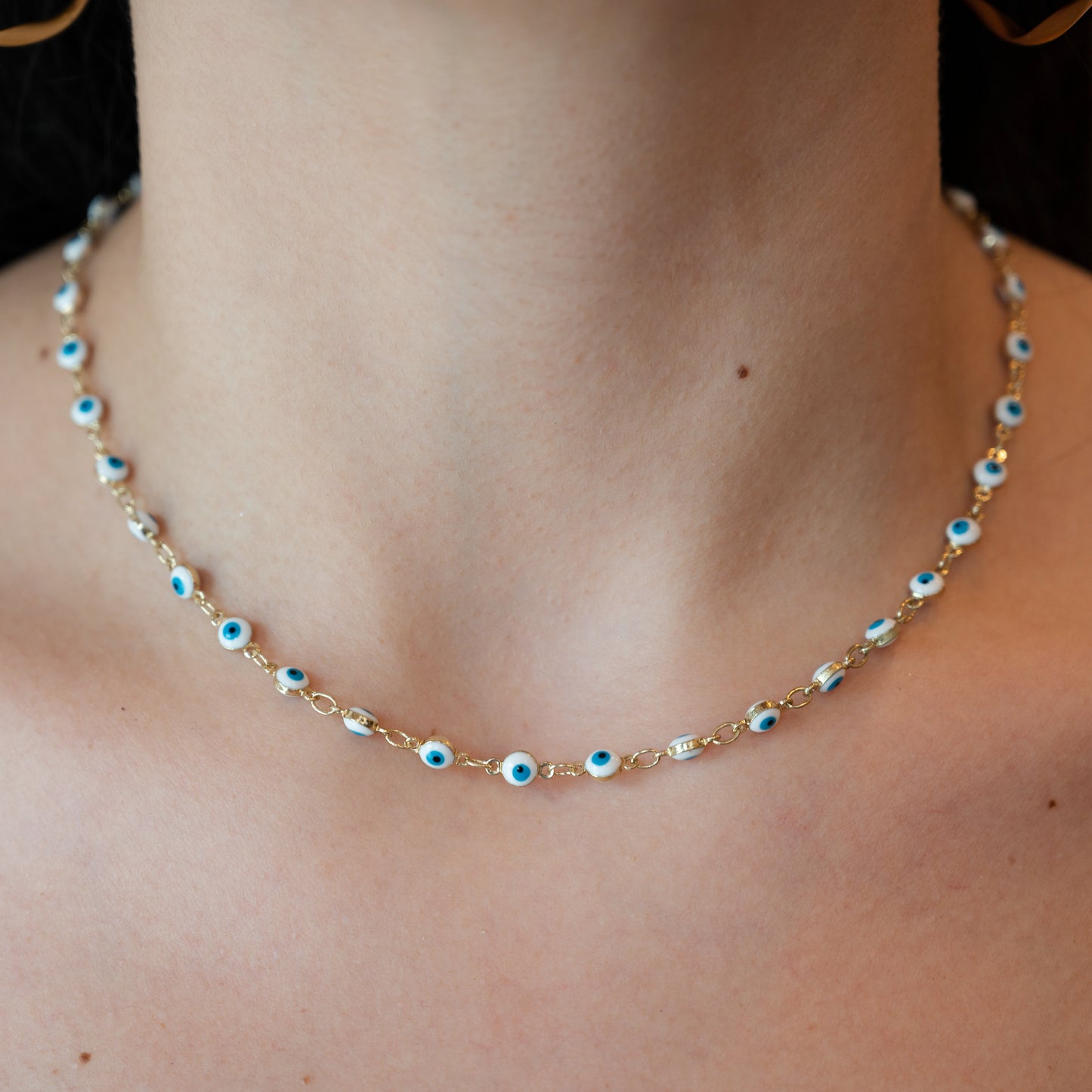 Multi Charm Gold Necklace
