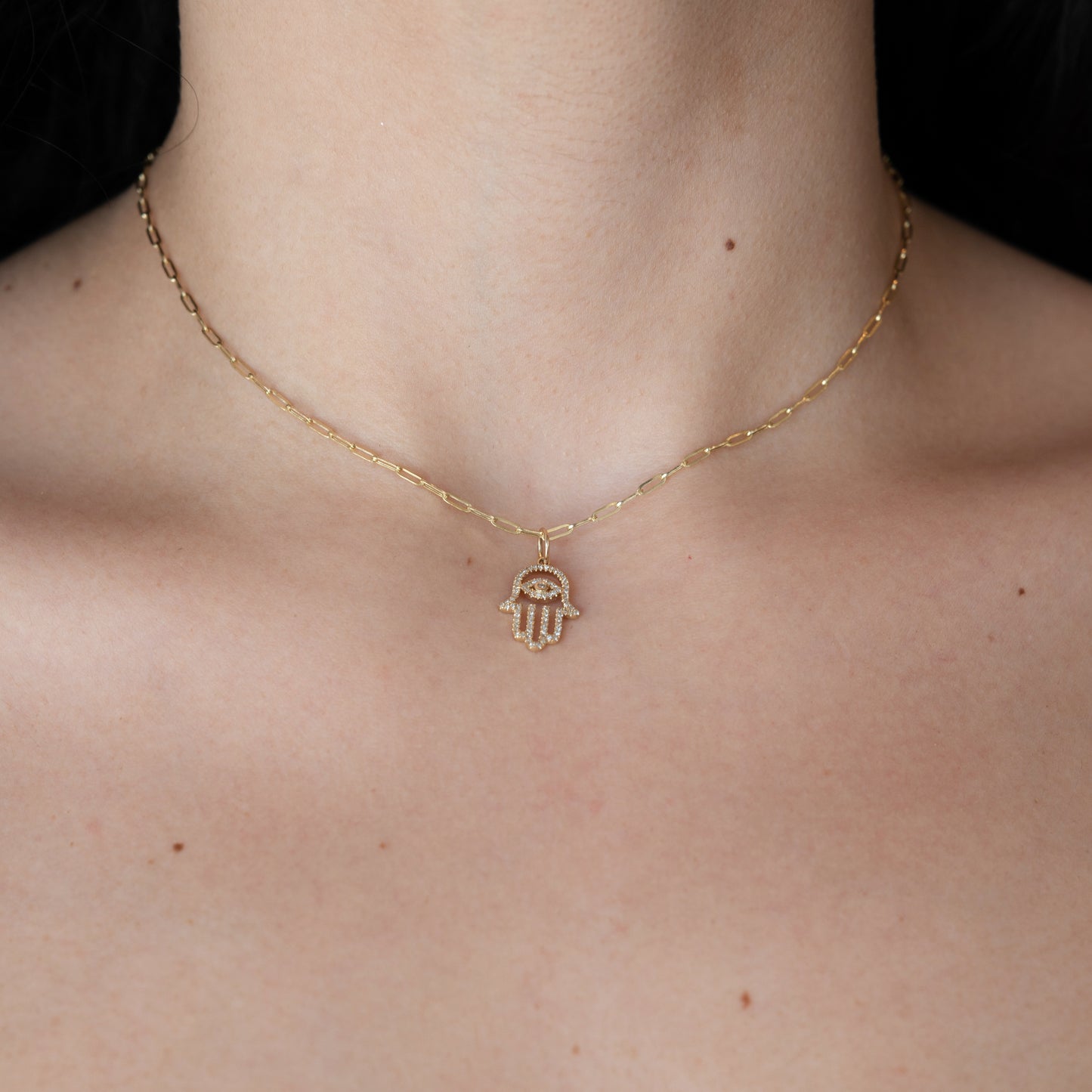 Load image into Gallery viewer, 14K Gold Chain w/ Diamond Charms
