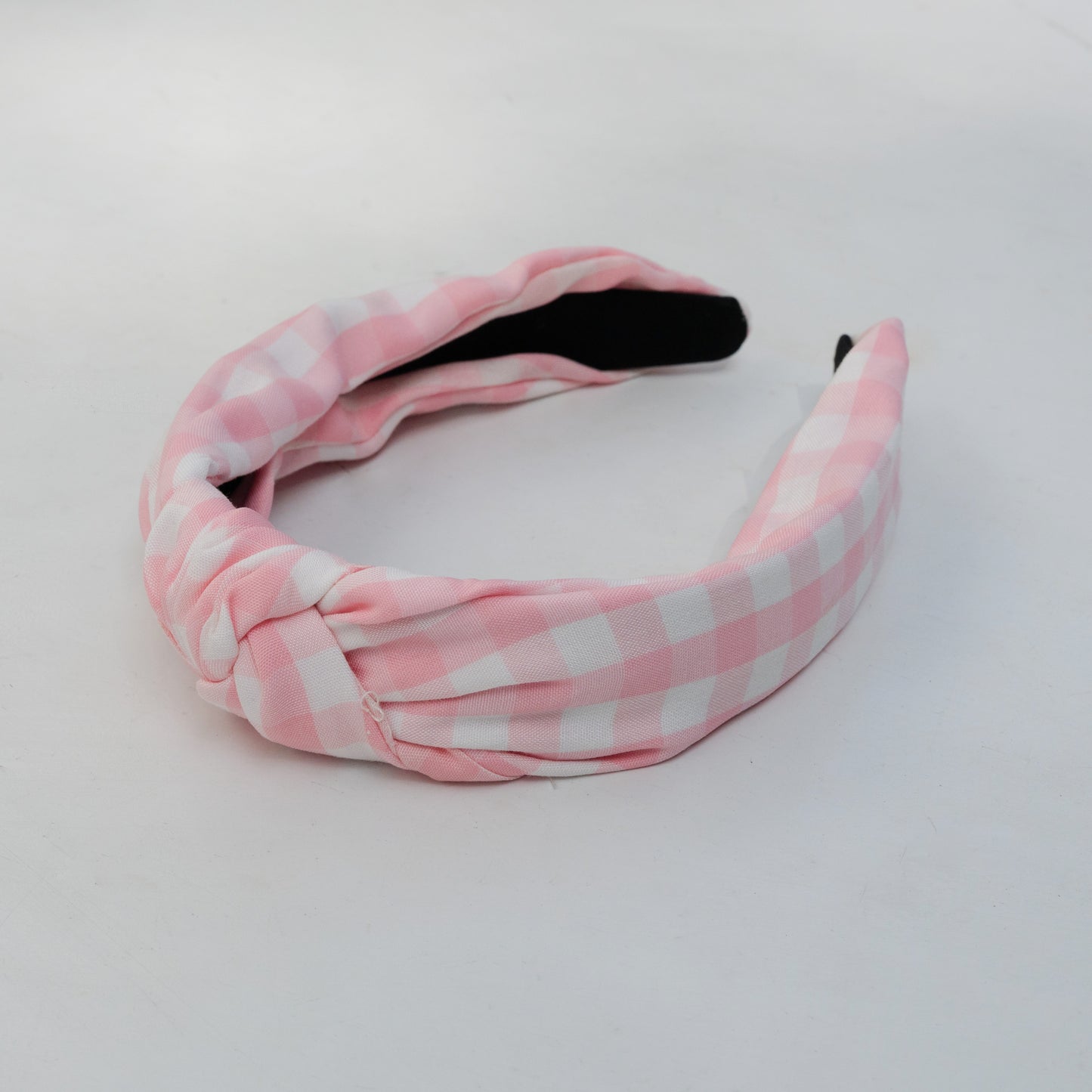 Load image into Gallery viewer, Checked Pattern Knot Headband
