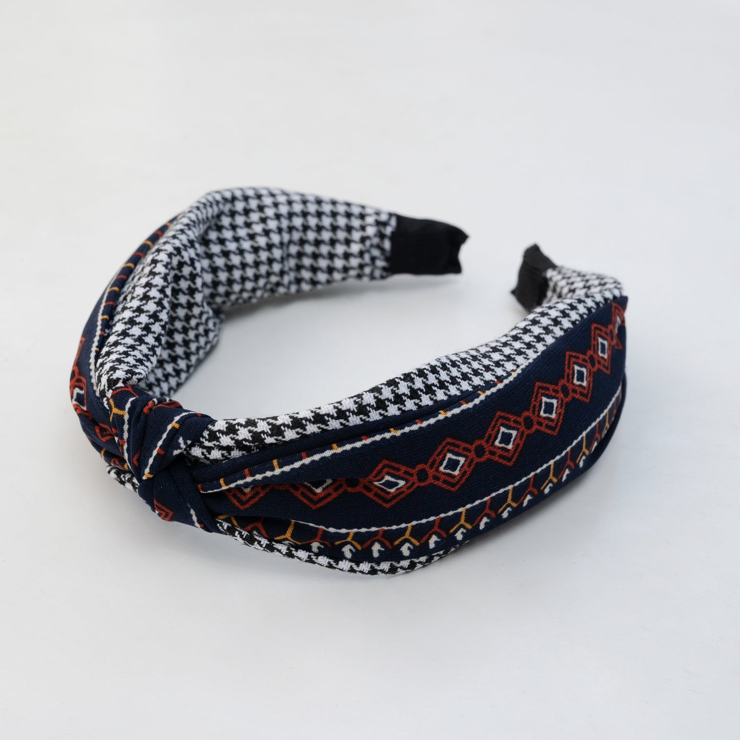 Tribal & Herringbone Pattern Knotted Headband