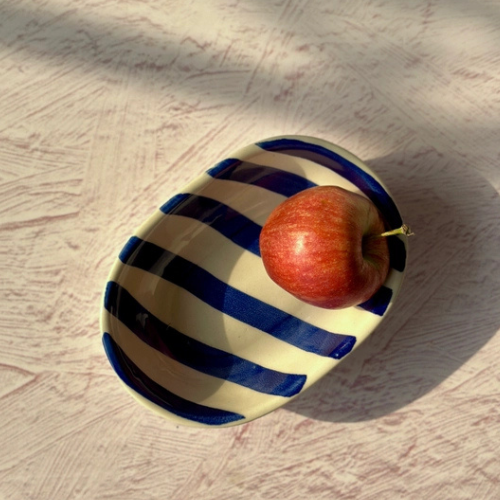 Ceramic Stripe Bowl