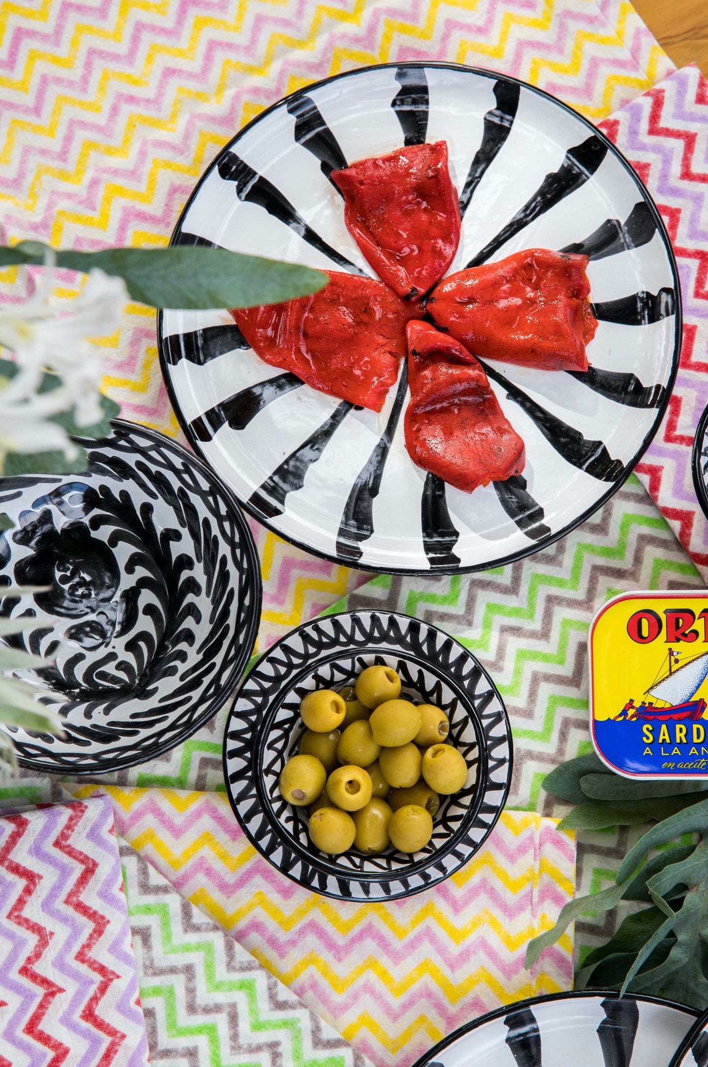 MINI bowl with hand painted designs