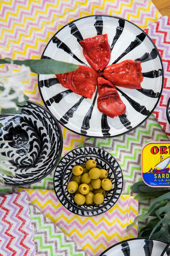 MINI bowl with hand painted designs