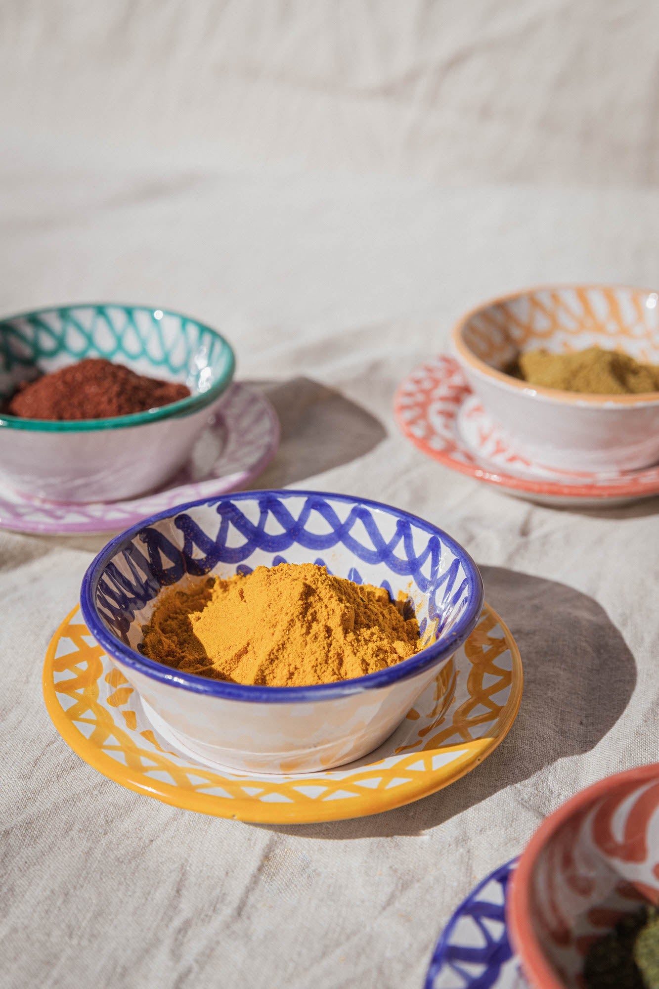 MINI bowl with hand painted designs