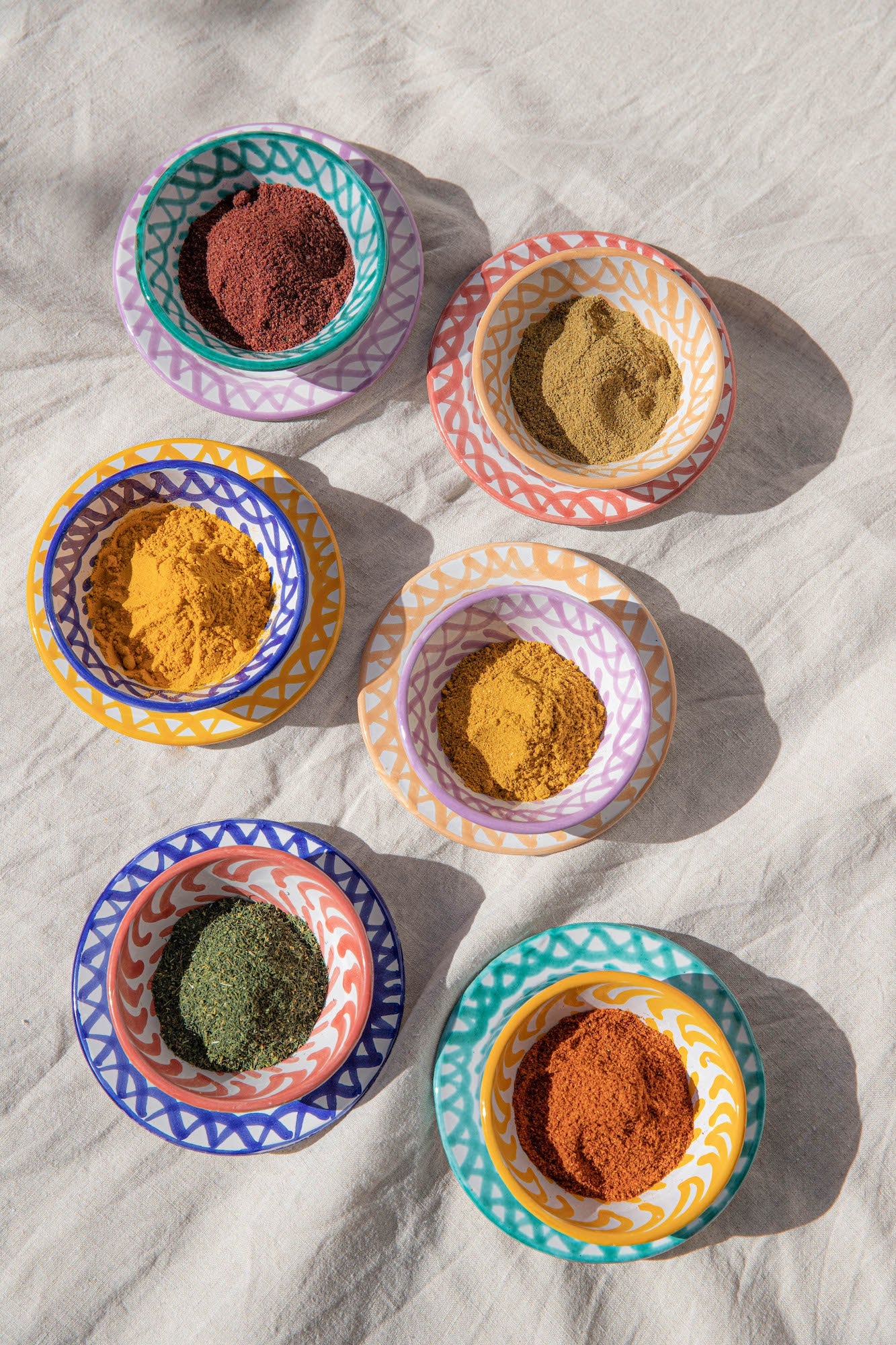 MINI bowl with hand painted designs