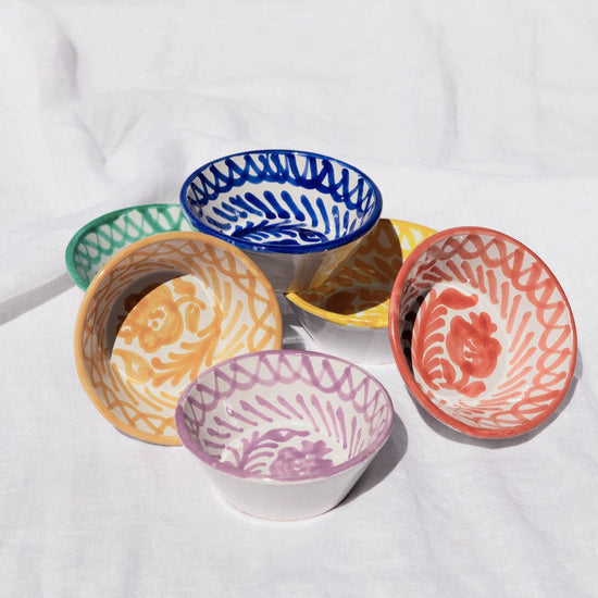 MINI bowl with hand painted designs