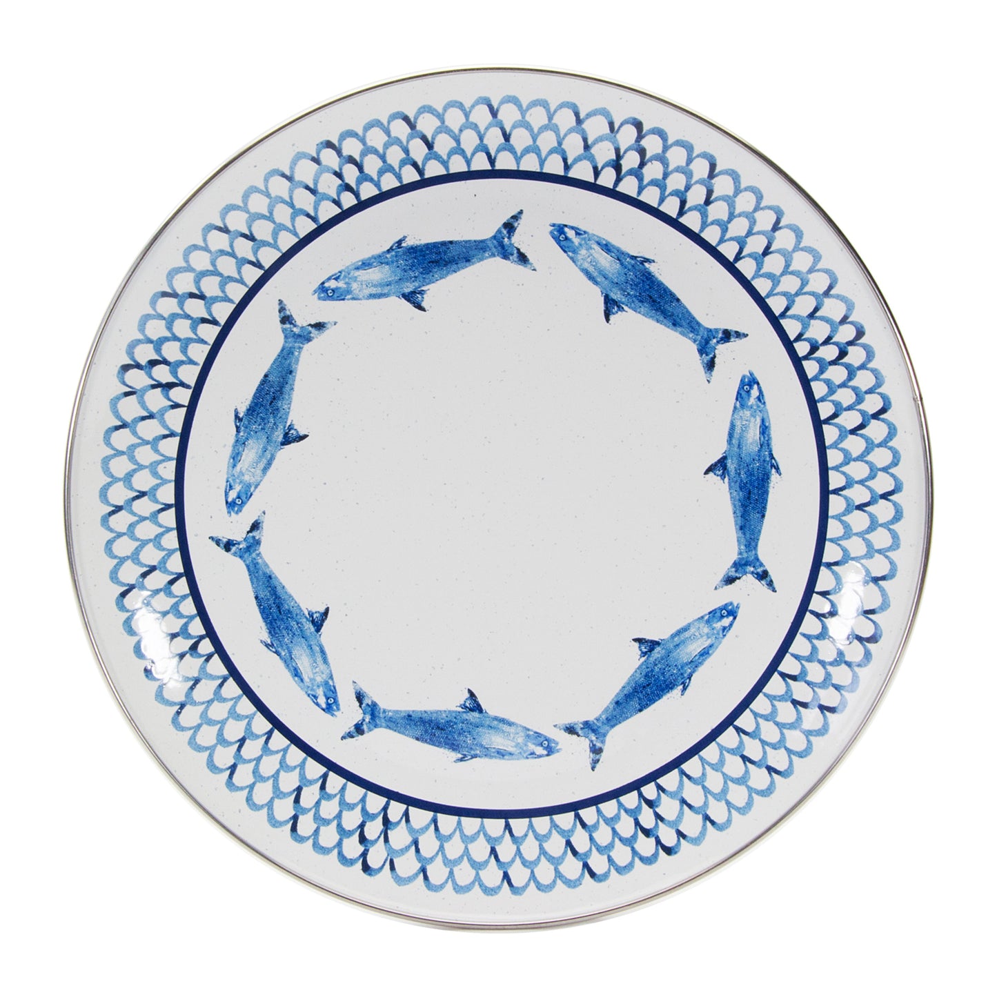 Fish Camp Dinner Plates - Set of 4