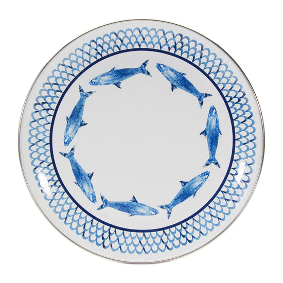 Fish Camp Dinner Plates - Set of 4