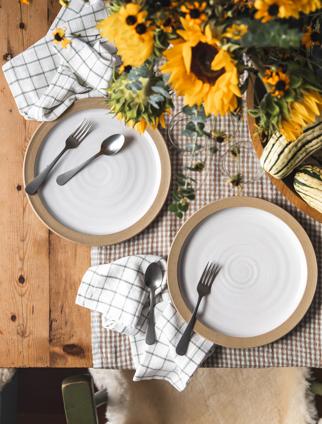 Pantry Cotton Check Napkins