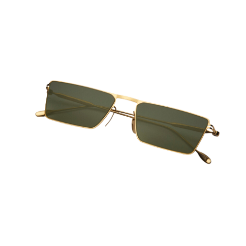 Fredrick Gray Gold Shiny - Brown Lens