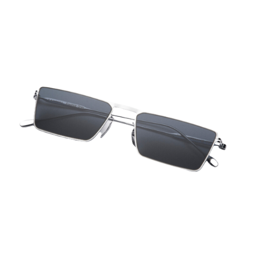 Fredrick Gray Silver Shiny - Black Lens