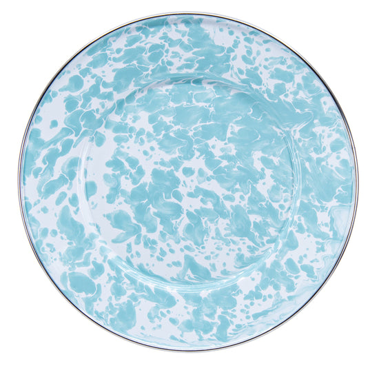 Sea Glass Swirl Sandwich Plates - Set of 4