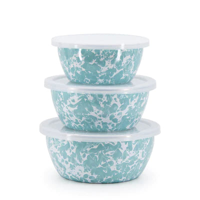 Sea Glass Nesting Bowls - Set of 3
