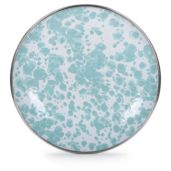 Sea Glass Swirl Appetizer Plates- Set of 4