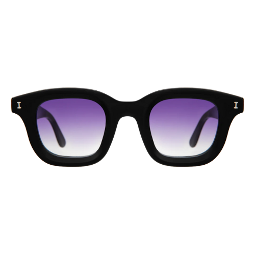 George Black Purple Gradient - Flat Sunglasses