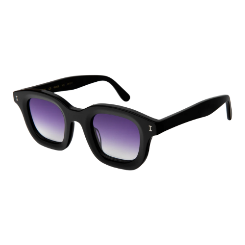 George Black Purple Gradient - Flat Sunglasses