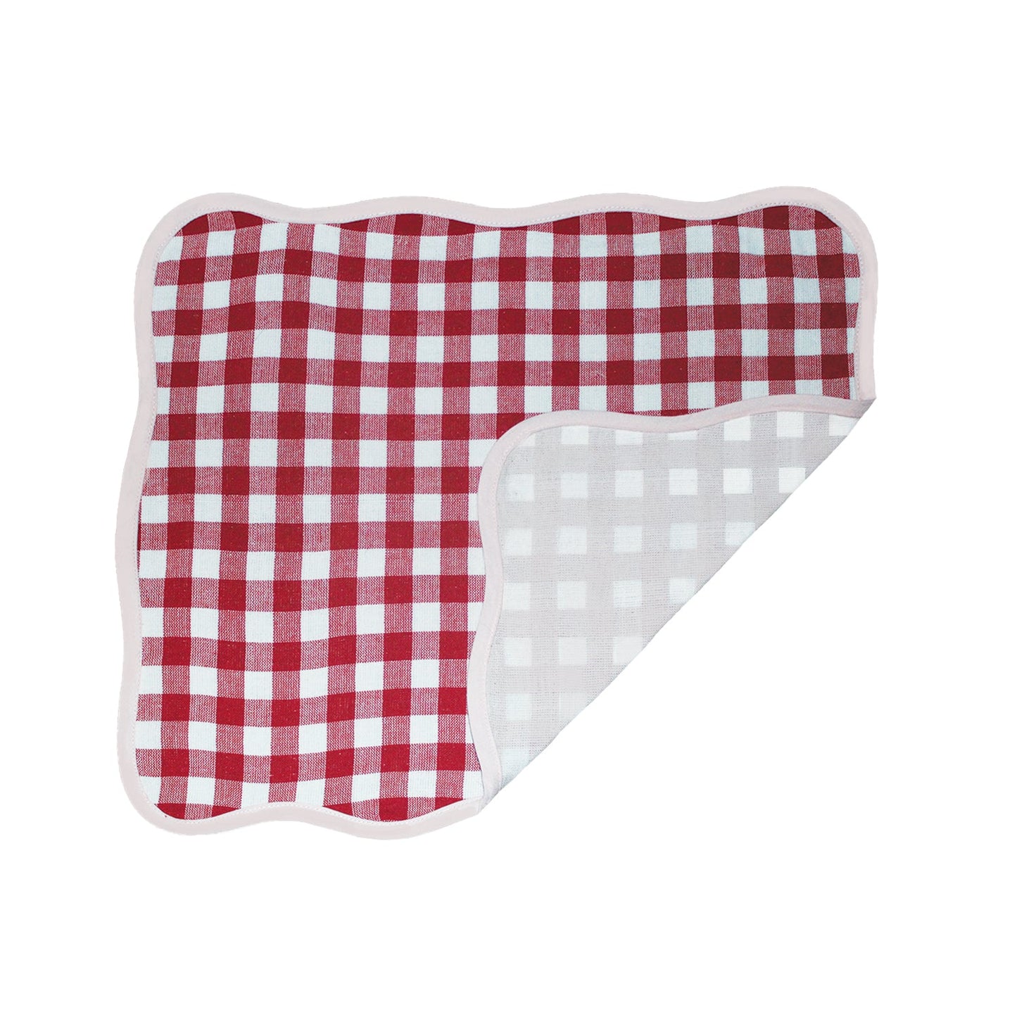 Il Giardino Reversible Placemat (Rosso/Rosa)