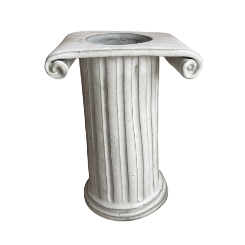 Greek Column Stoneware Vase