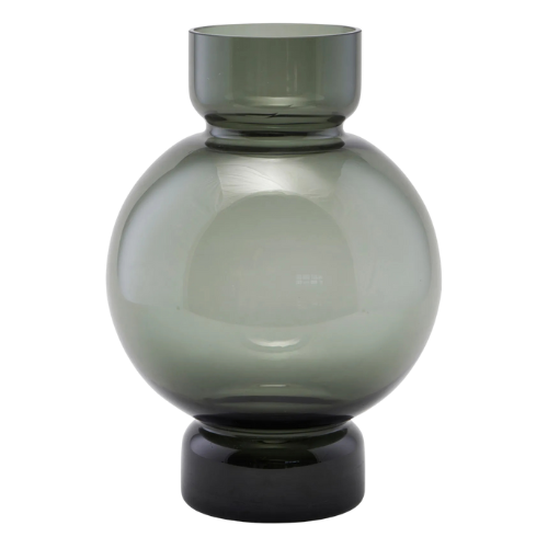 Grey Bubble Vase - Short