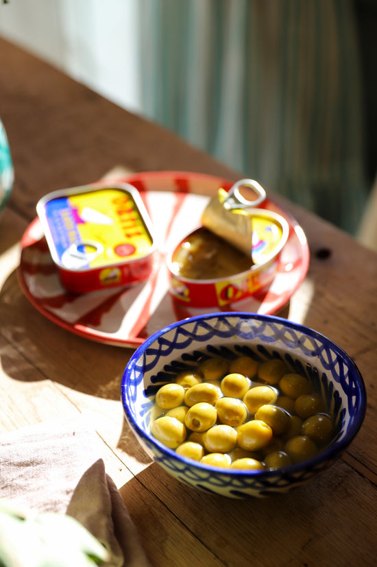 Small bowl with hand painted designs