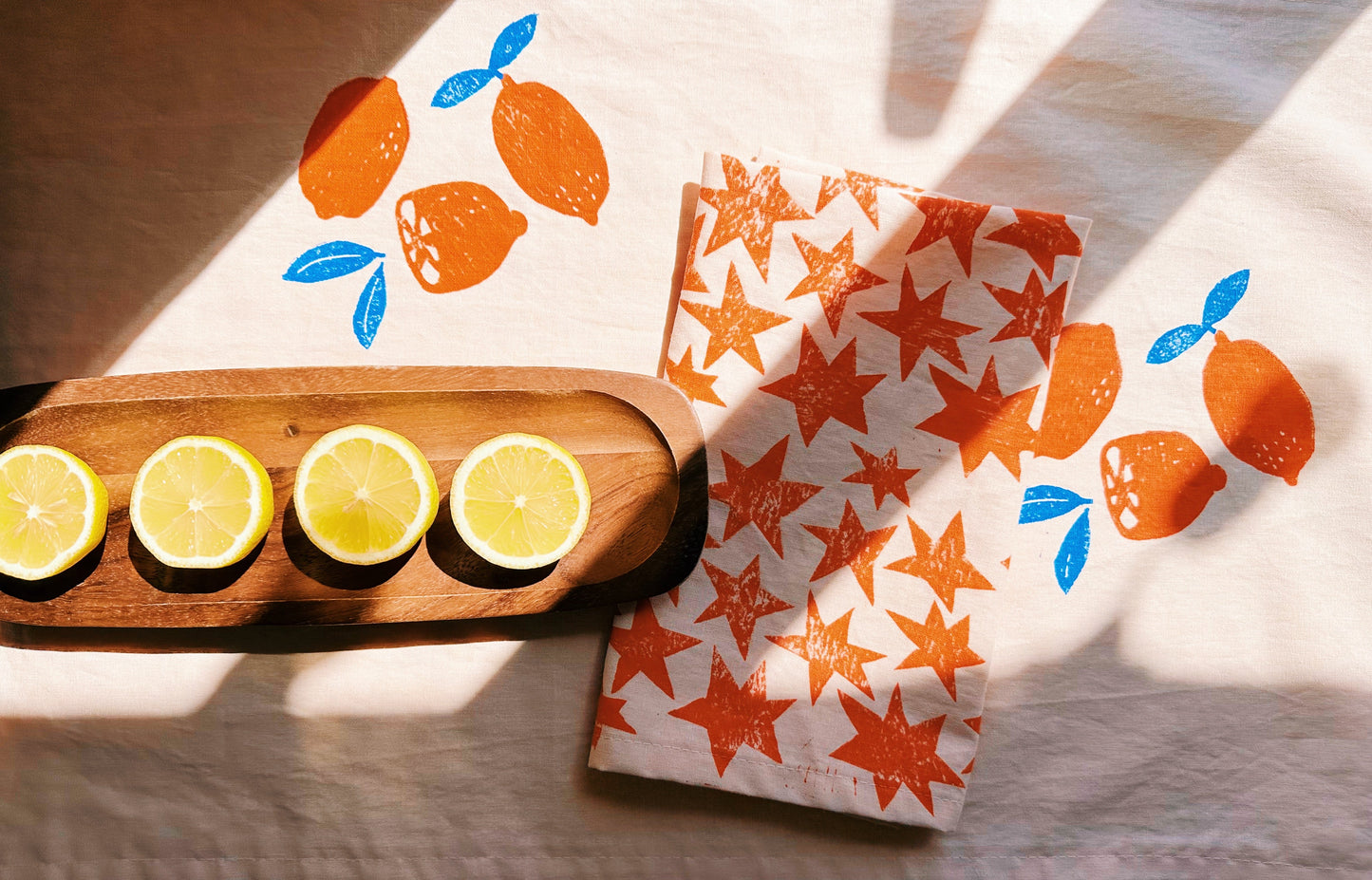 Oranges on Blush Table Runner
