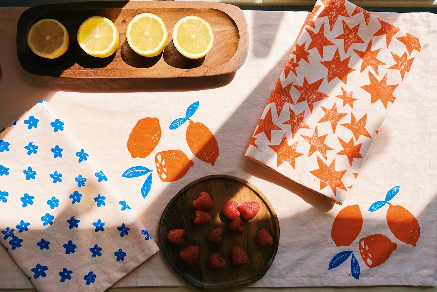 Oranges on Blush Table Runner