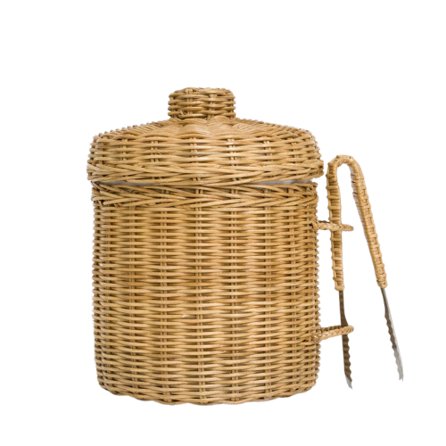 Natural Wicker Ice Bucket