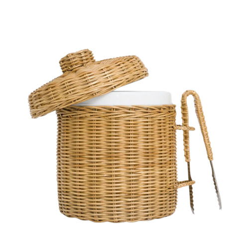 Natural Wicker Ice Bucket