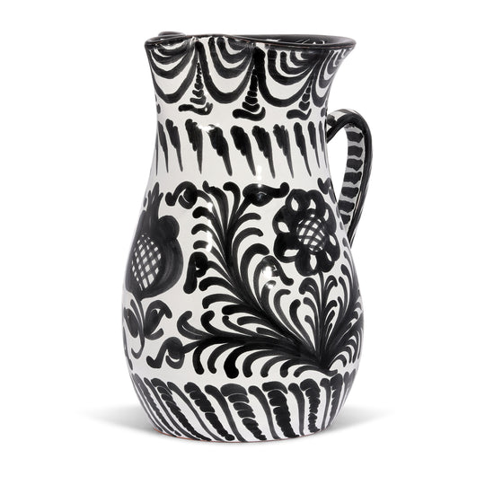 Large Pitcher | Black & White