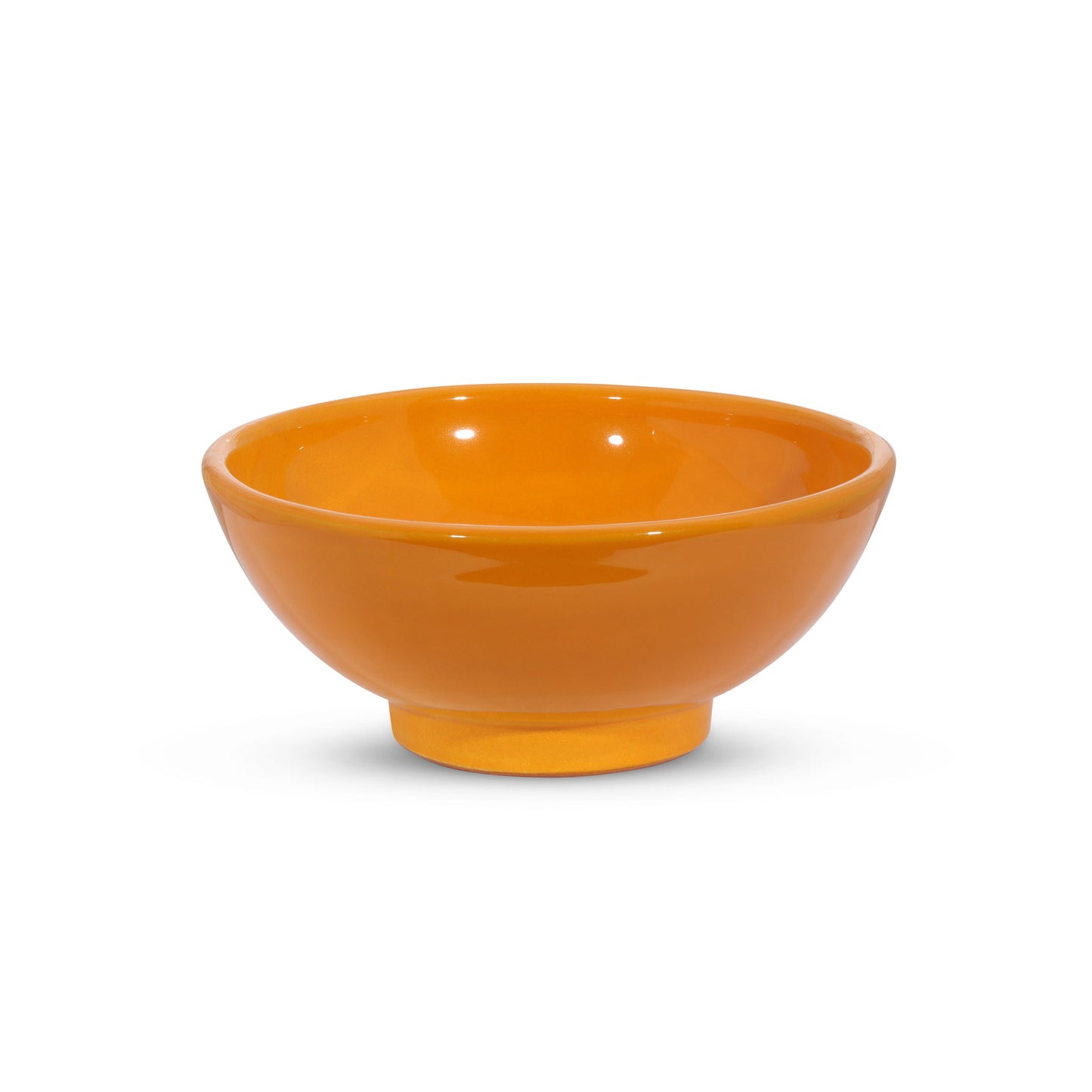 Small bowl with yellow glaze