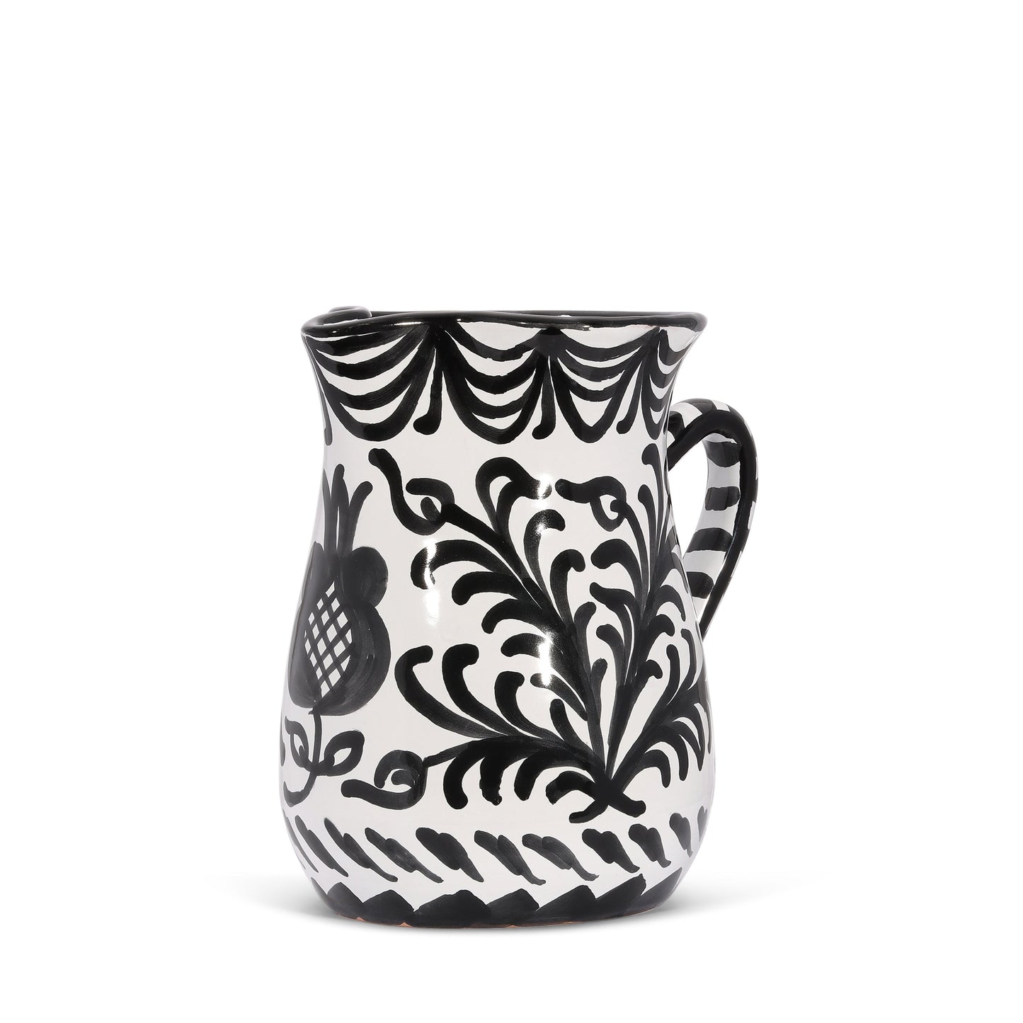 Small Pitcher | Black & White