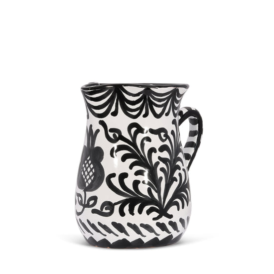 Small Pitcher | Black & White