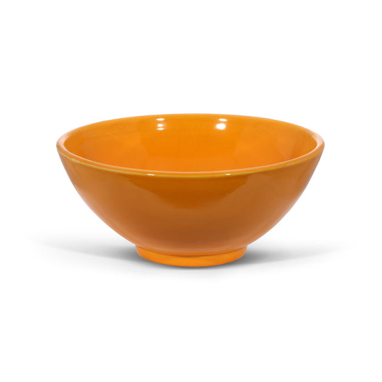 Medium bowl with yellow glaze