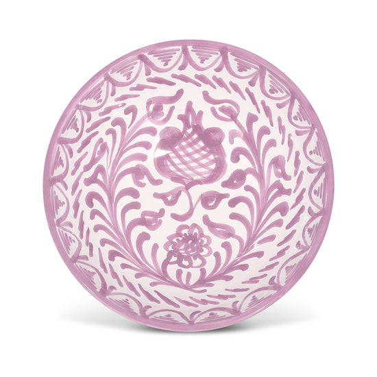 Medium bowl with hand painted designs